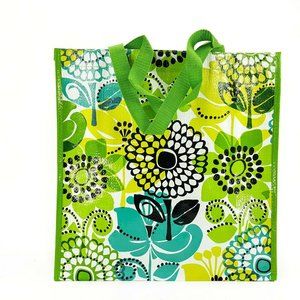 Vera Bradley Lime's Up Shopper Tote Bag Vinyl